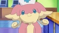Audino, as seen in the anime (Image via The Pokemon Company)